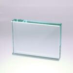 Flat Edged Base, Jade Glass, 3/4"