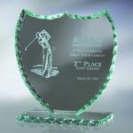 Shield, Pearl Edge, Jade Glass Award