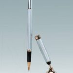 Pen and Funnel, 7"H Silver Accessory