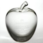 Smooth Apple, Optic Crystal Gift