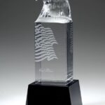 Eagle, Optic Crystal Trophy