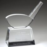 Golf Driver, Optic Crystal Award