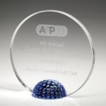 Golf Jeweled Halo, Optic Crystal Award