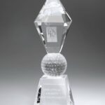 Golf Scepter, Optic Crystal Trophy