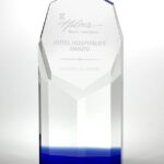 Sapphire, Optic Crystal Trophy