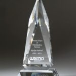 Zenith w/ Base, Optic Crystal Trophy