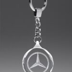 Sunflower Keychain, 1.5"W Optic Crystal