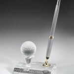 Golf Pen Set, Optic Crystal Gift