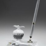 Apple Pen Set, Optic Crystal Gift