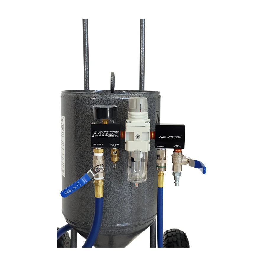 Advanced Rayzist photomask system designed for precise opti applications for 50lb pressure pot, featuring durable components and easy setup for high-quality mask production.